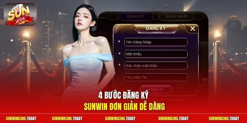 Đăng Ký Sunwin - 4 Bước Thiết Lập Tài Khoản An Toàn Nhận 50K 3 Sunwin 4 bước đăng ký Sunwin đơn giản dễ dàng