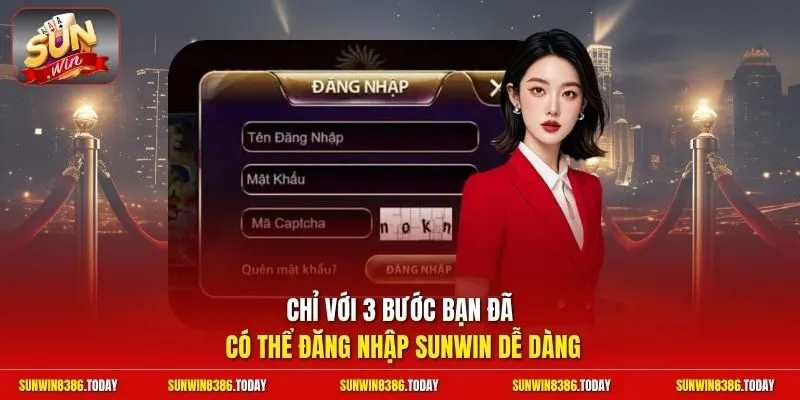 Đăng Nhập Sunwin - Truy Cập Sảnh Game Vip Nhận 250K Free 3 Sunwin Chỉ với 3 bước bạn đã có thể đăng nhập Sunwin dễ dàng
