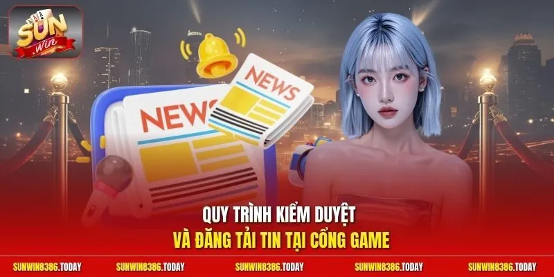 Quy trình kiểm duyệt và đăng tải tin tại cổng game